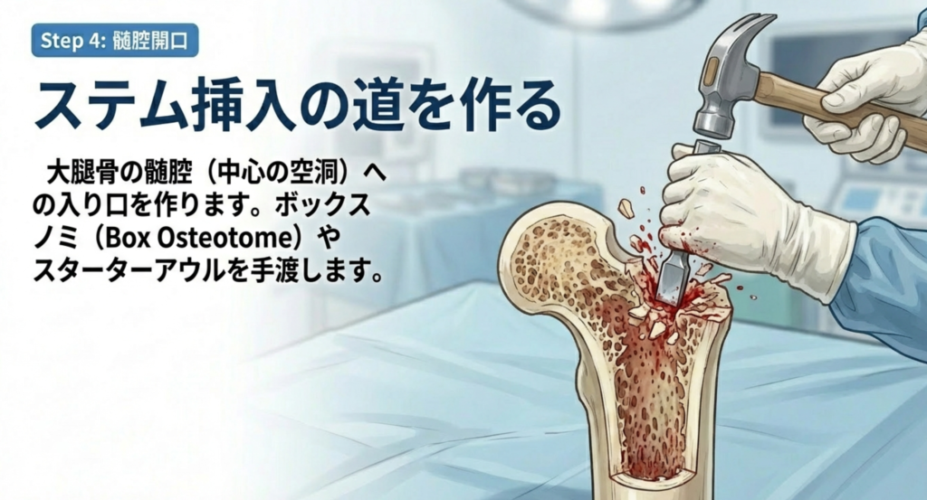 器械出し看護ポイントの解説画像