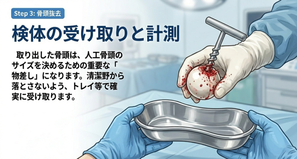 器械出し看護ポイントの解説画像