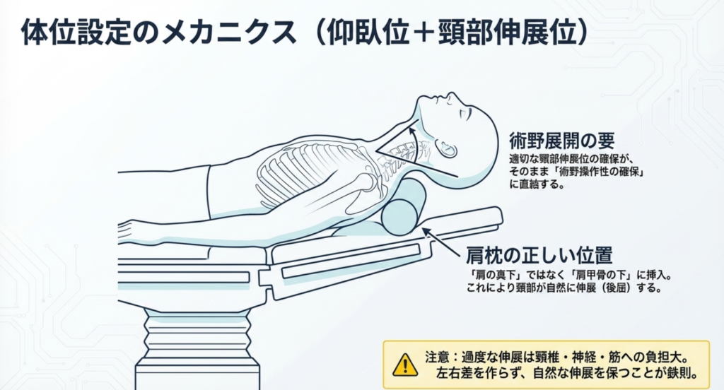 局所麻酔の注入の解説画像