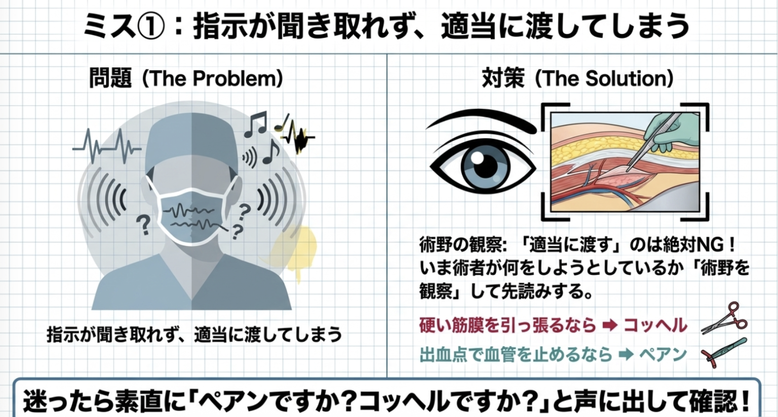 【コッヘルとペアンの違い⁉︎】新人オペ看必見!鉗子の違いを一発で覚える方法と使い分けのコツ | オペ看の教科書